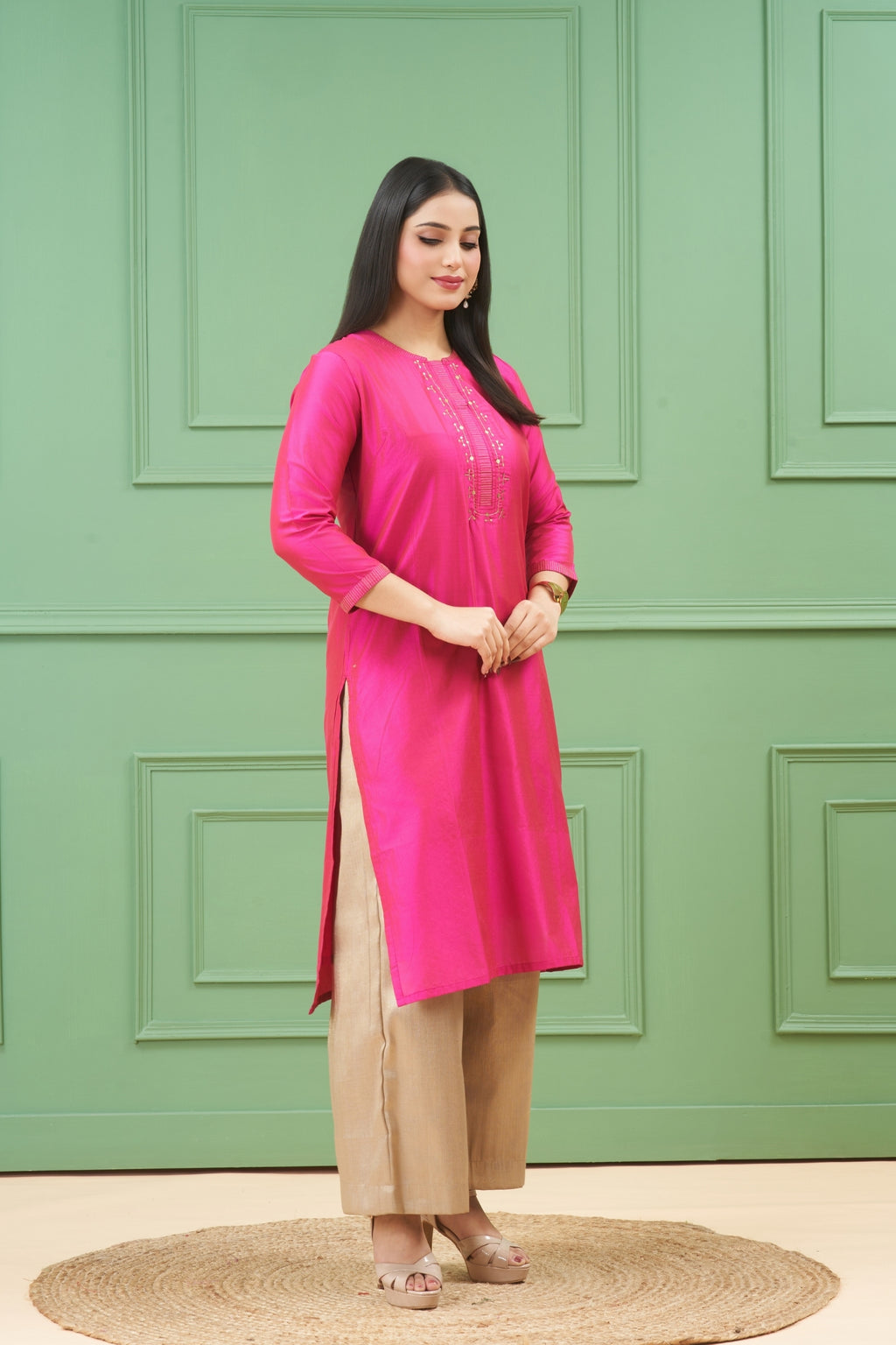 Sitara Magenta Kurta Set