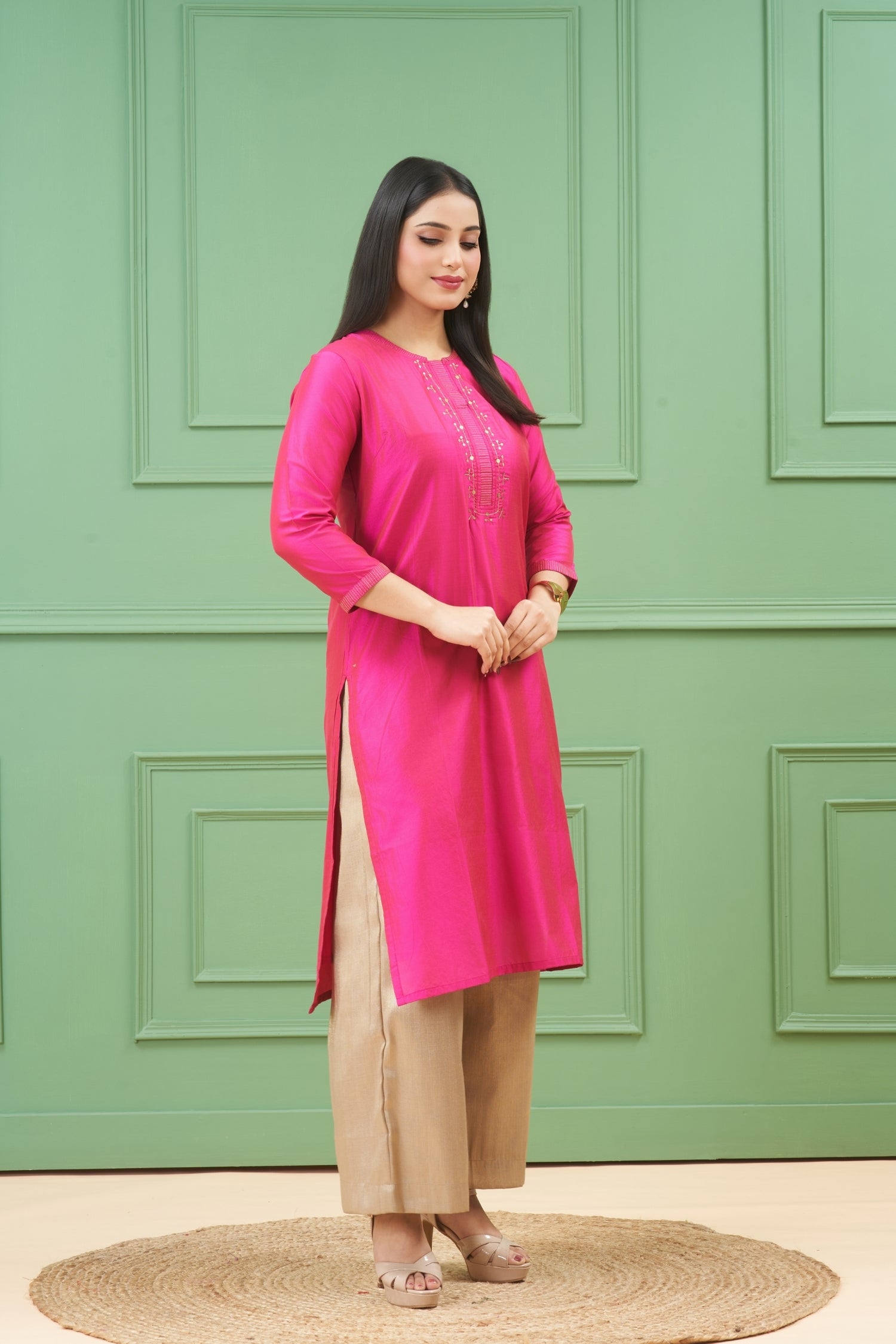 Sitara Magenta Kurta Set
