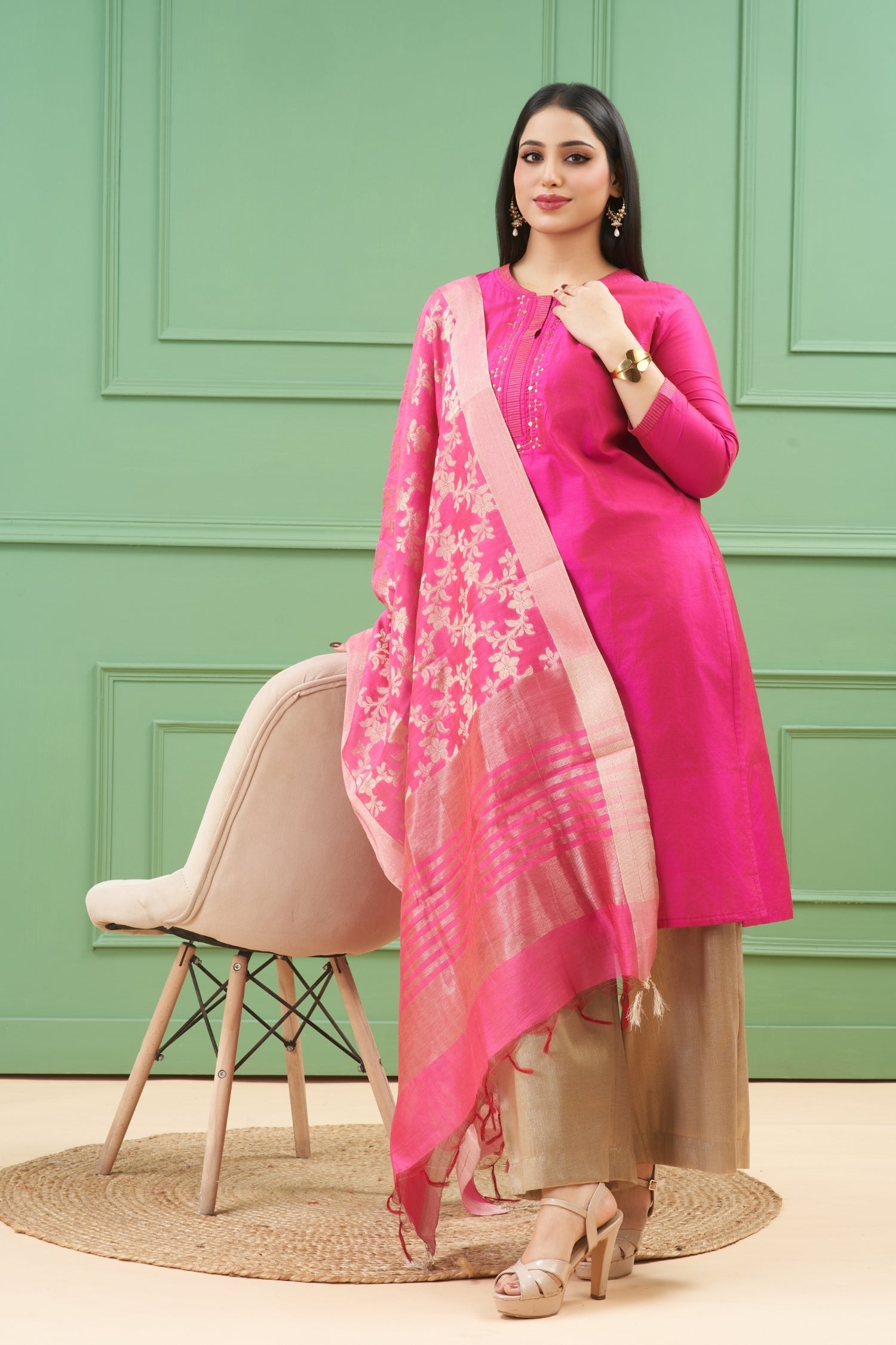 Sitara Magenta Kurta Set