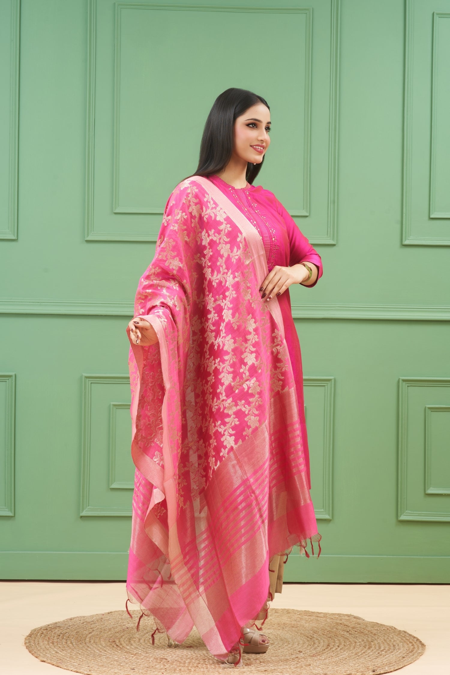 Sitara Magenta Kurta Set