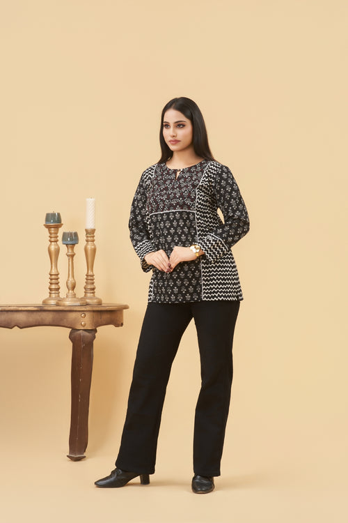Aanya Cotton Yoke Top