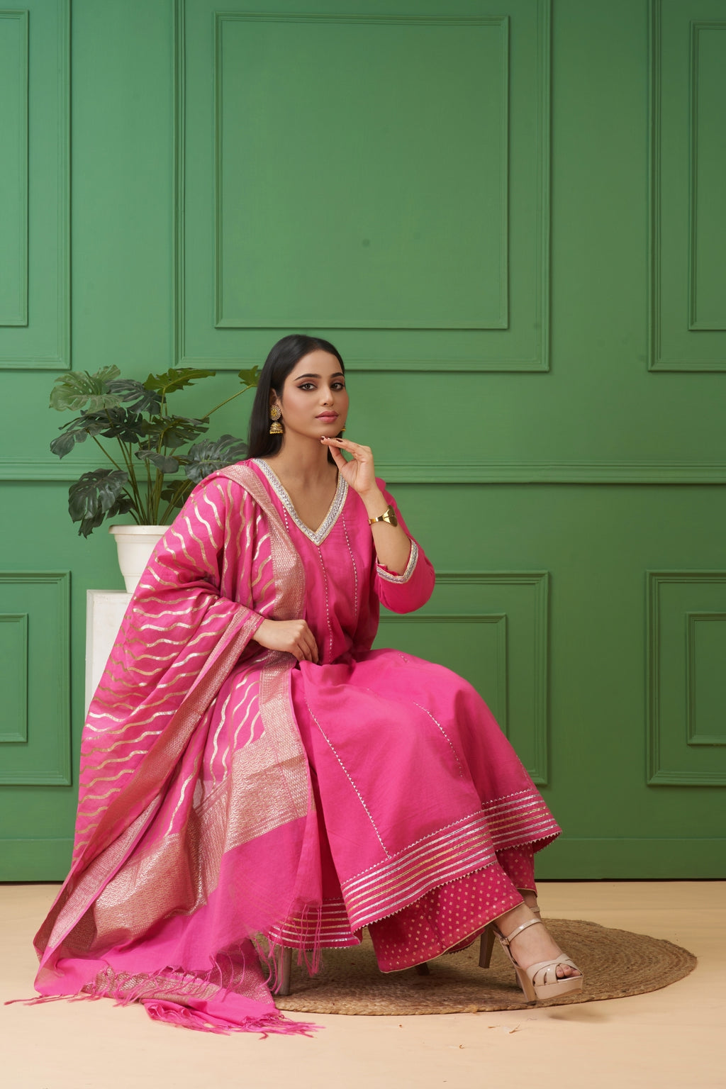 Pink Kurta Set