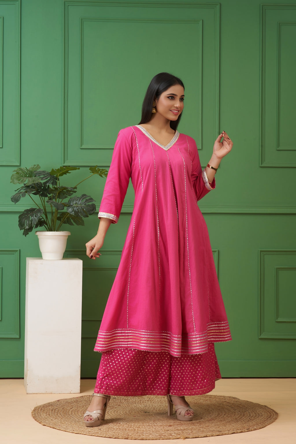 Pink Kurta Set