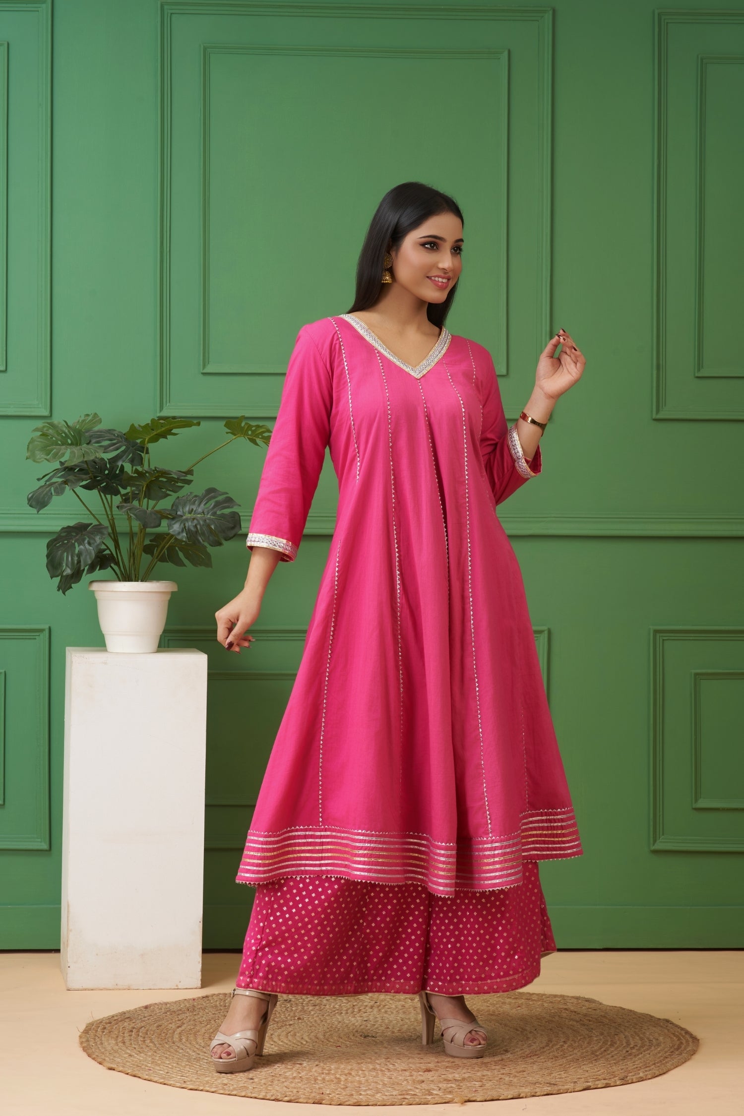 Pink Kurta Set