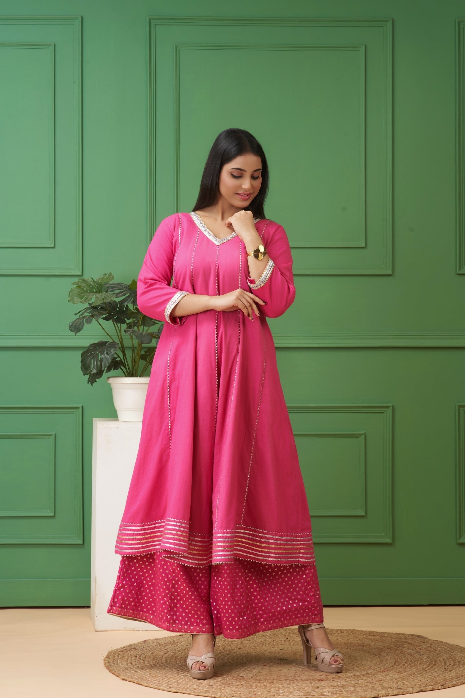 Pink Kurta Set