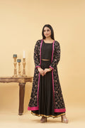 Black Jacket Palazzo Set
