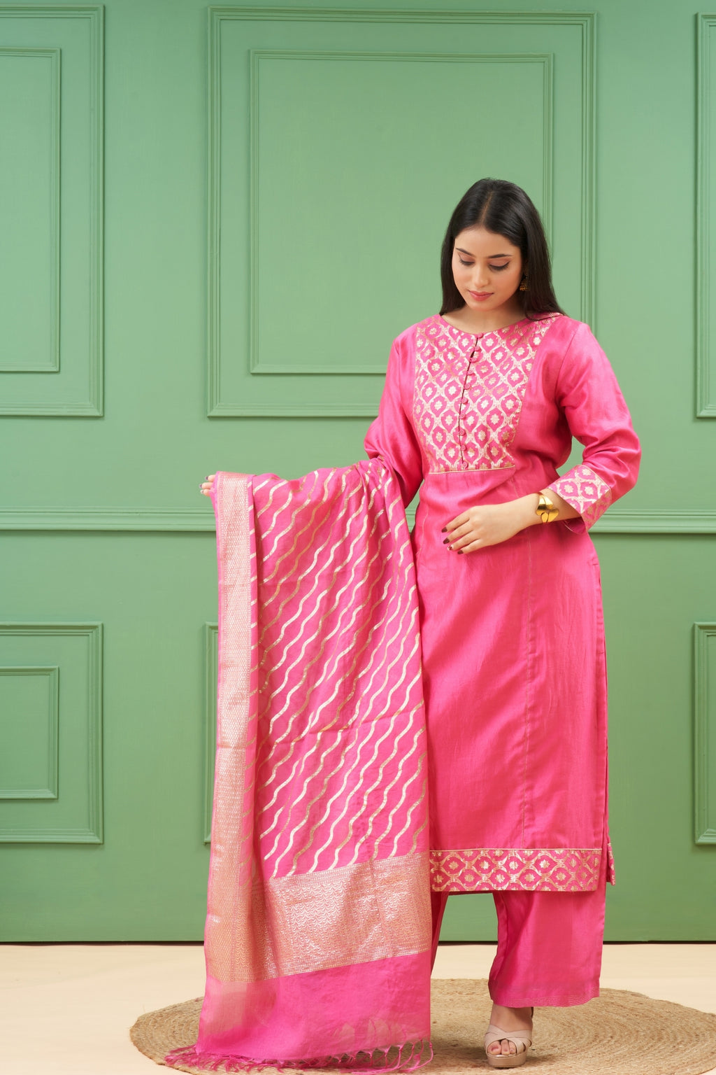 Pink Kurta Set
