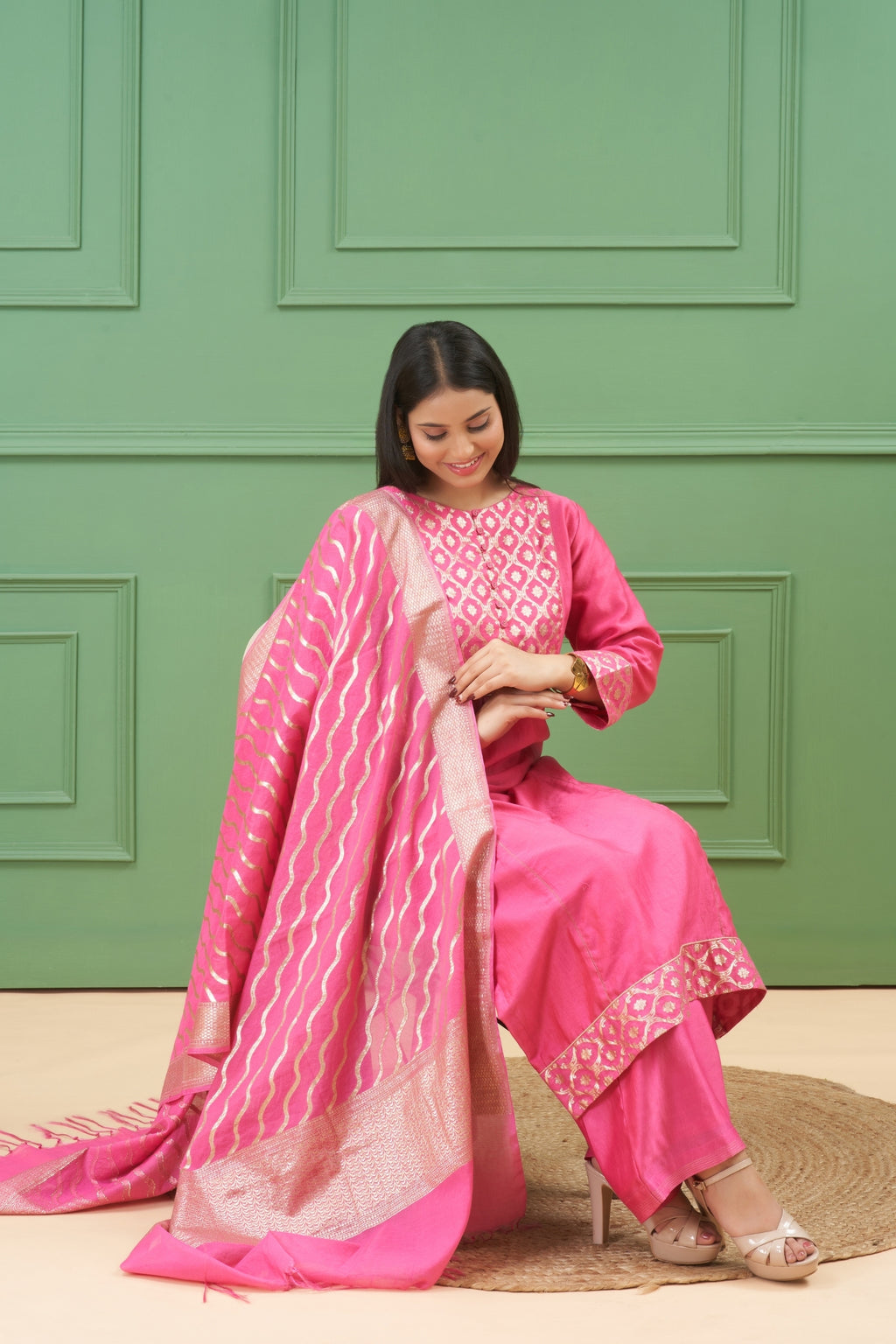 Pink Kurta Set