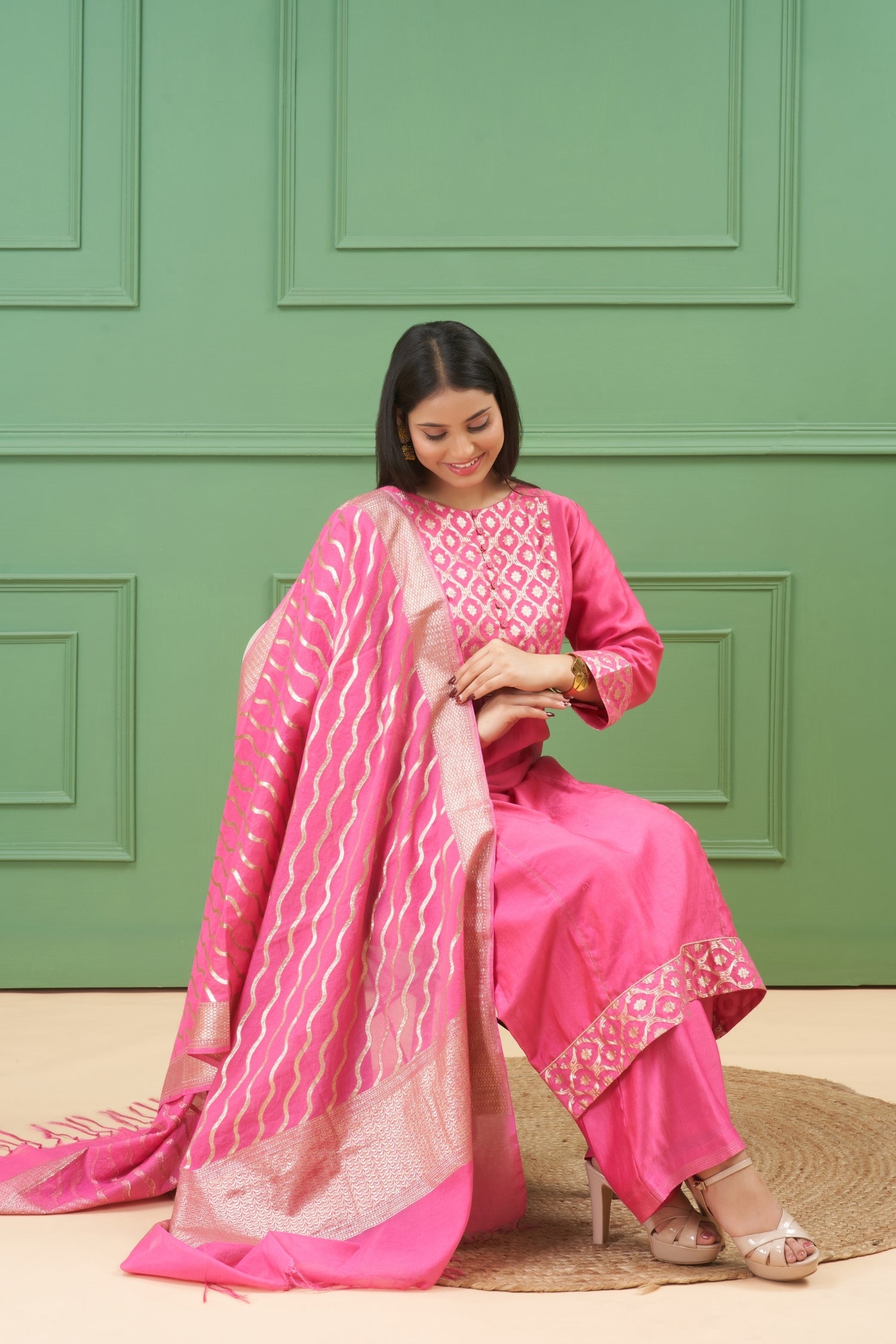 Pink Kurta Set