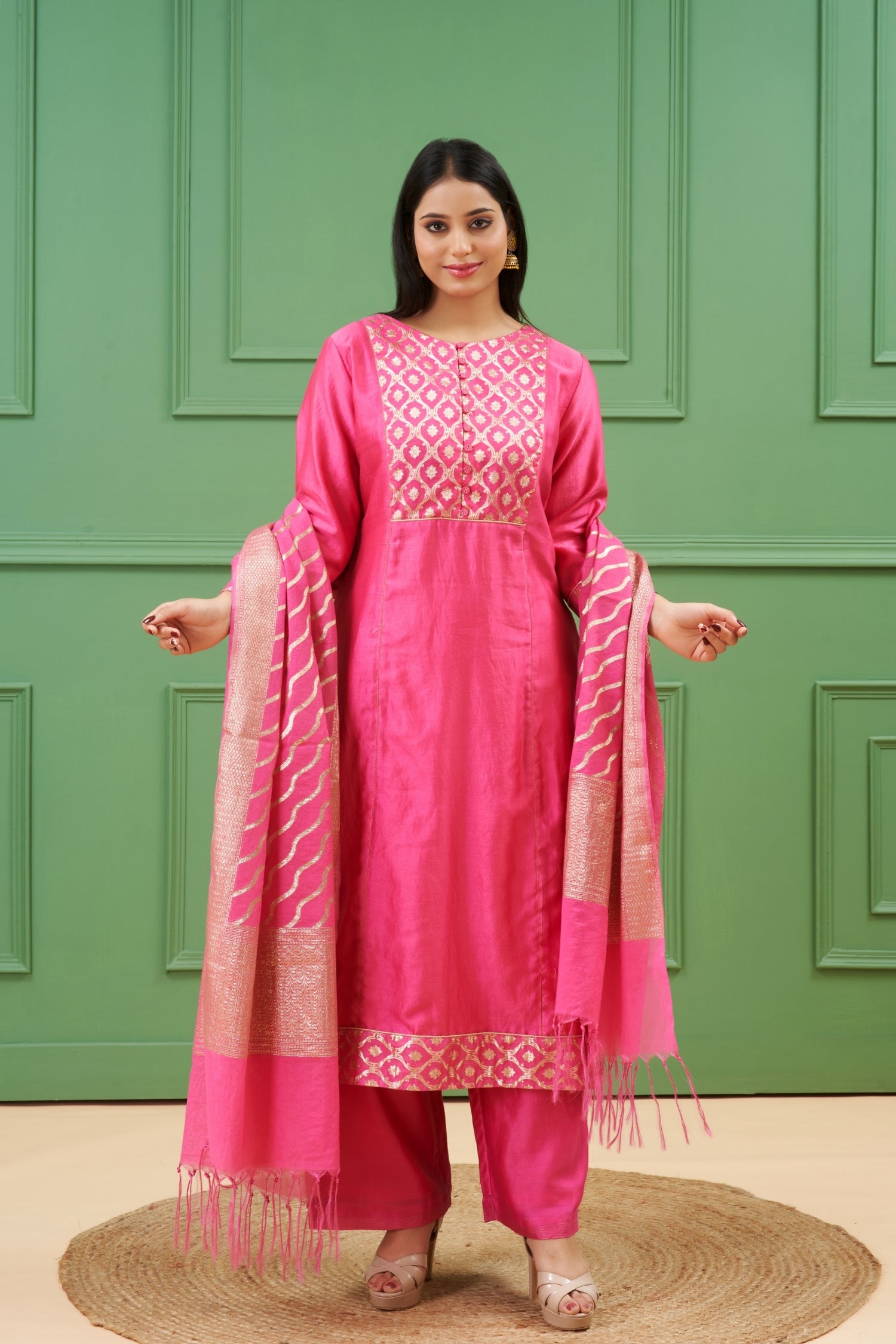 Pink Kurta Set