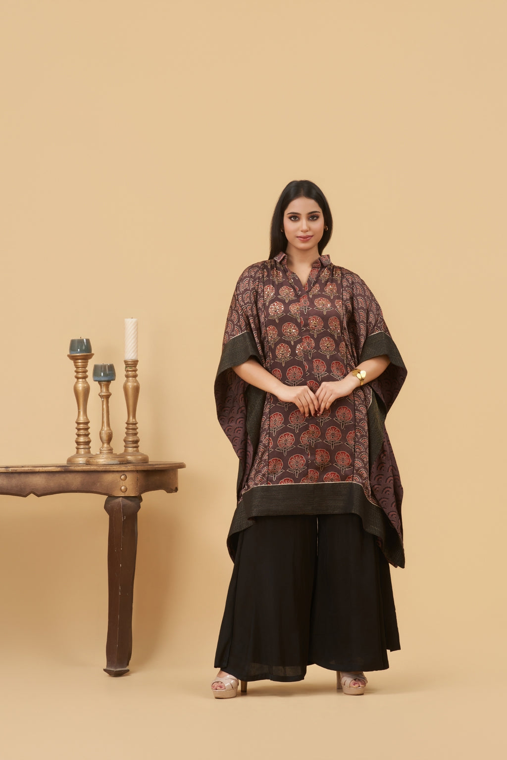 Meher Ajrakh Kaftan