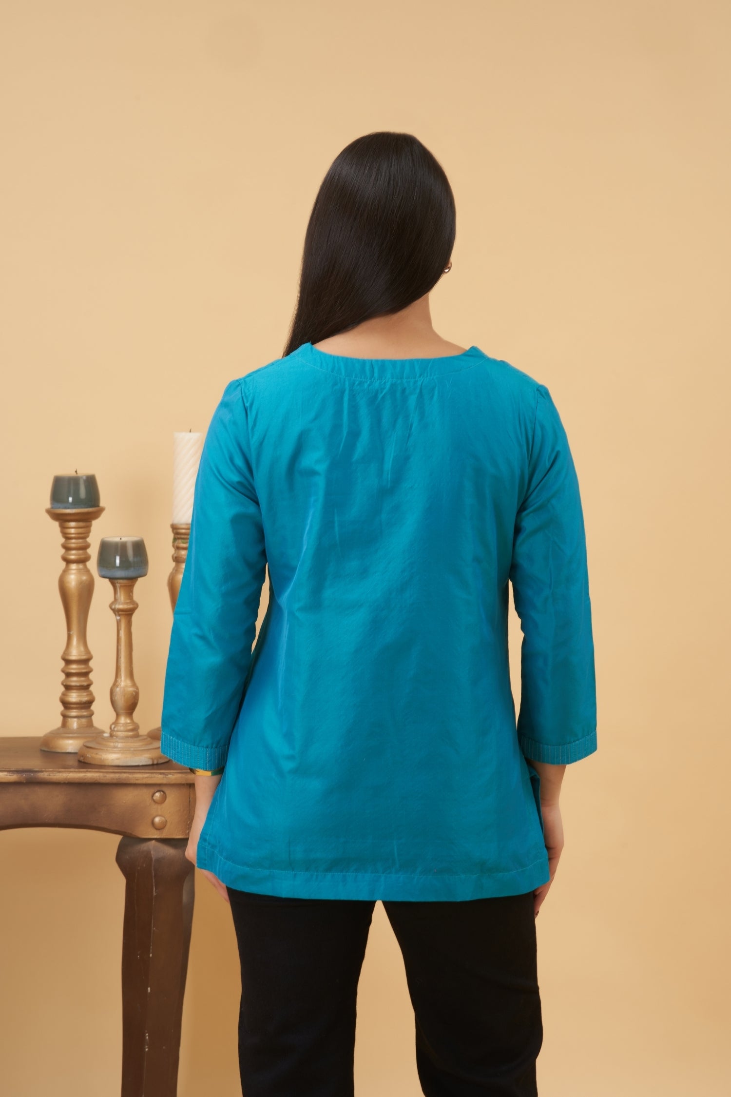 Turquoise Kurta