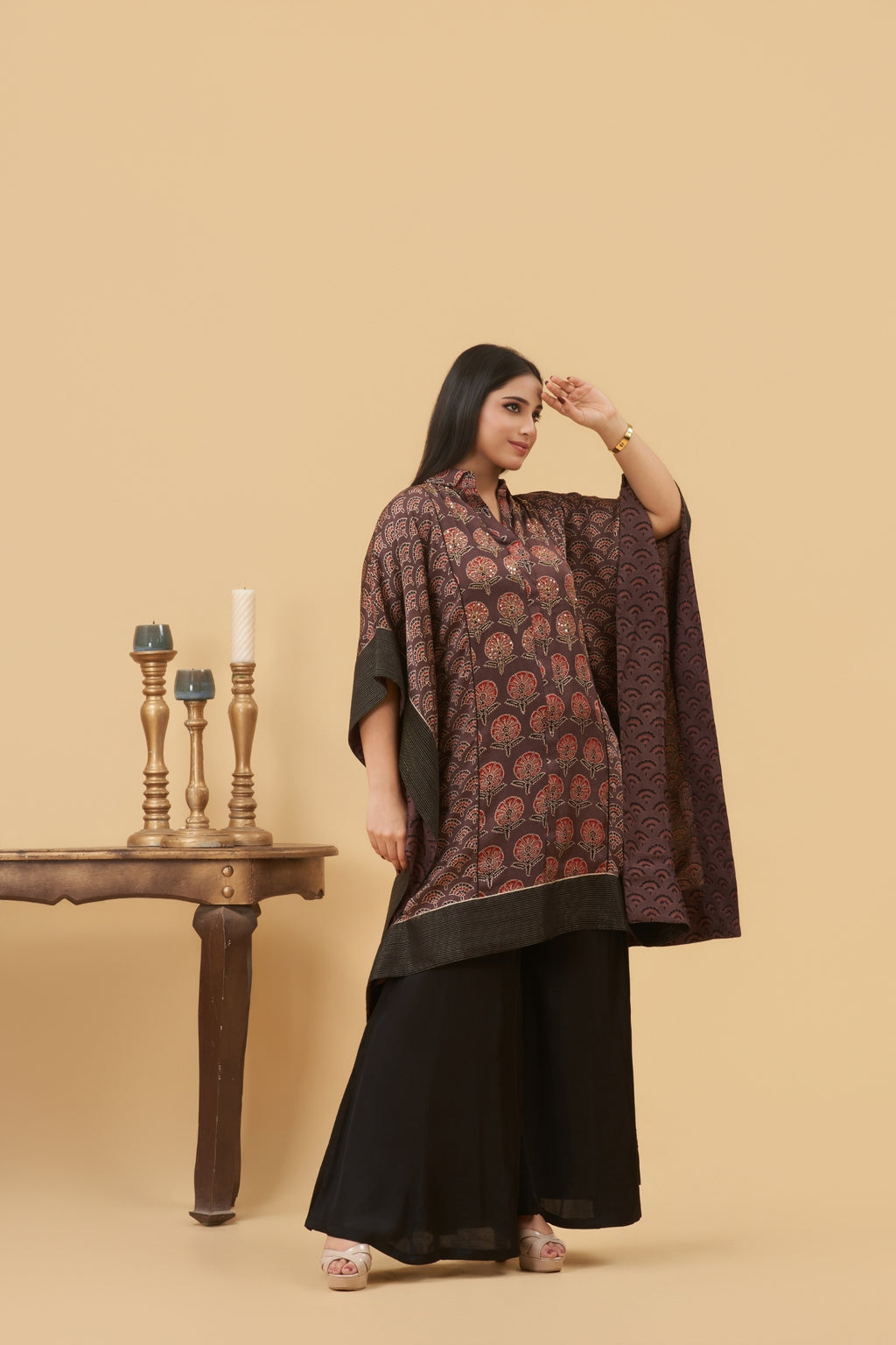 Meher Ajrakh Kaftan