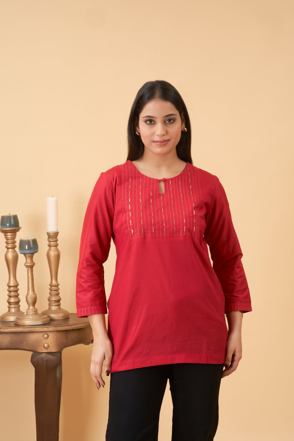 Red Kurta