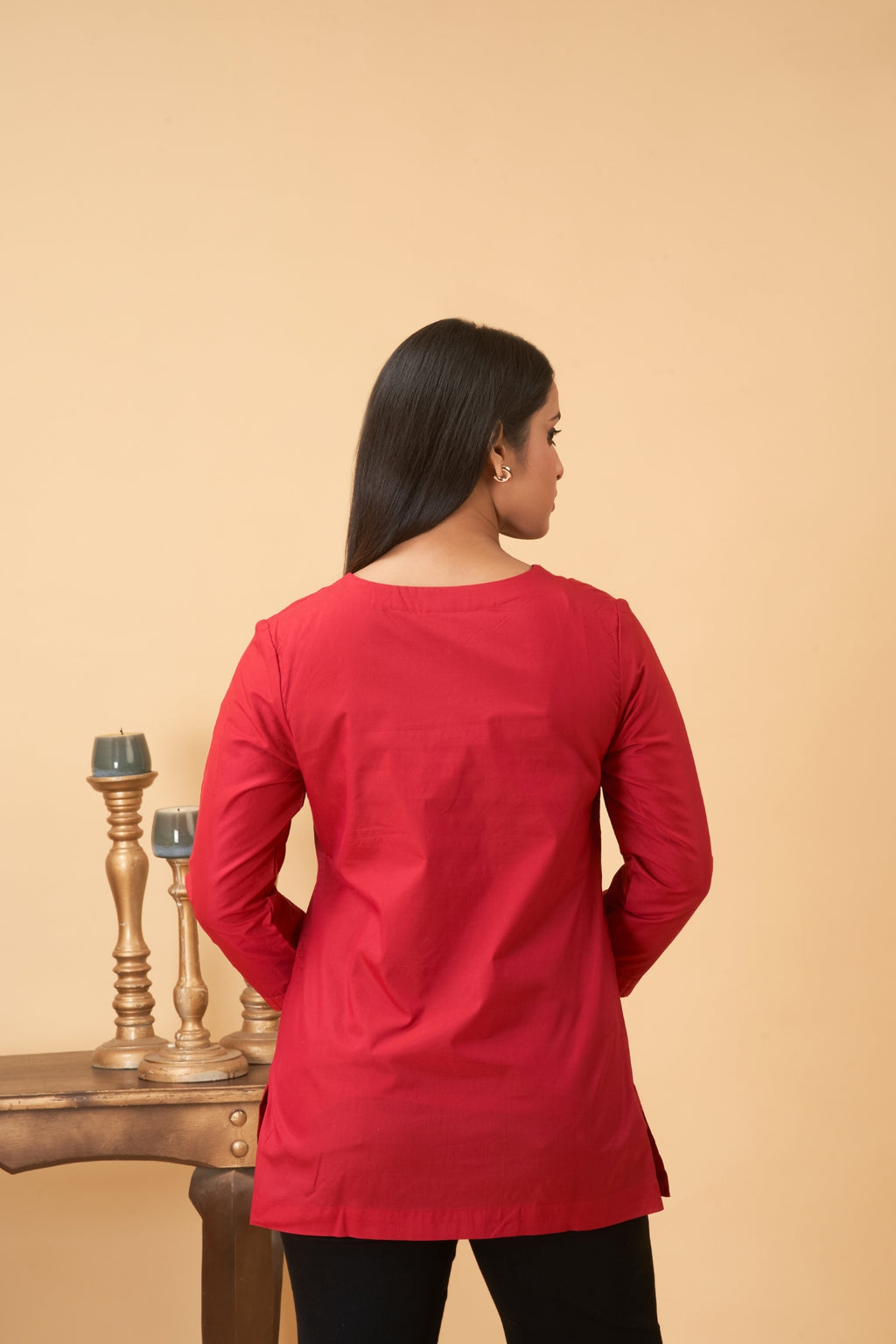 Red Kurta