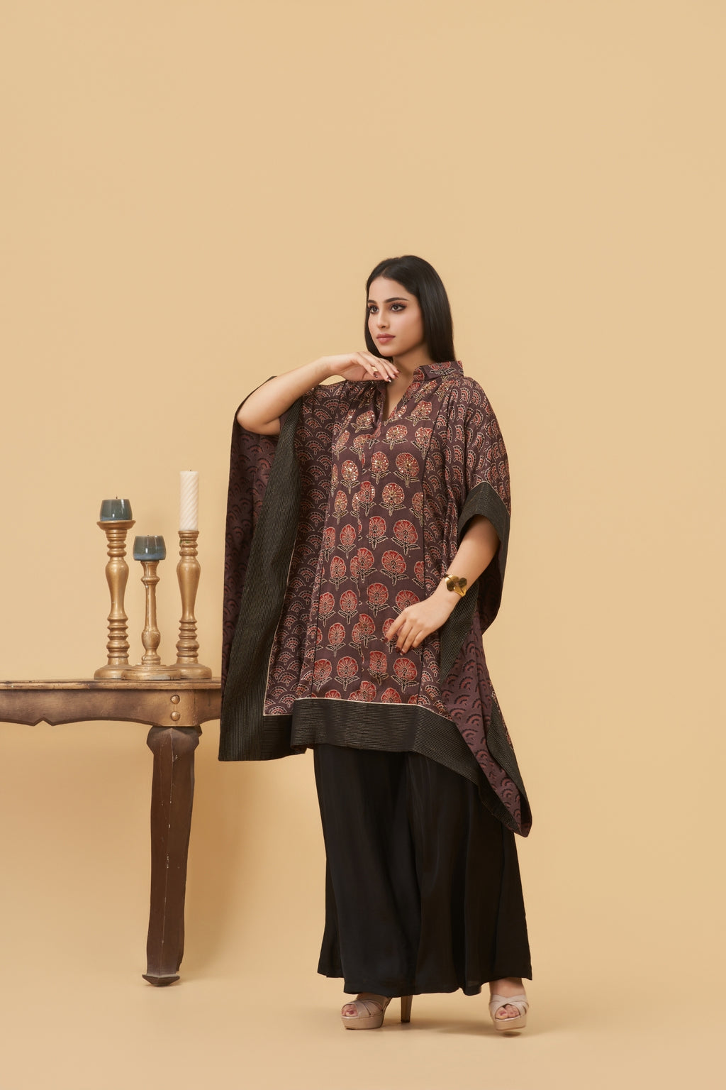 Meher Ajrakh Kaftan