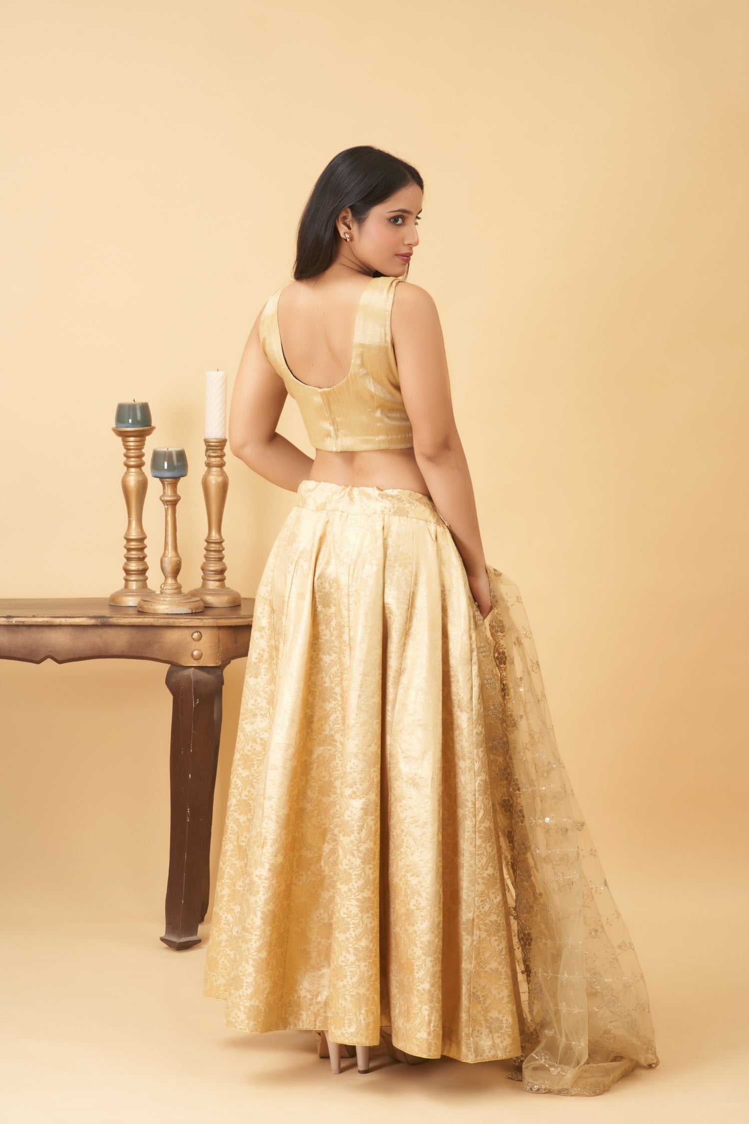 Golden Lehenga Set
