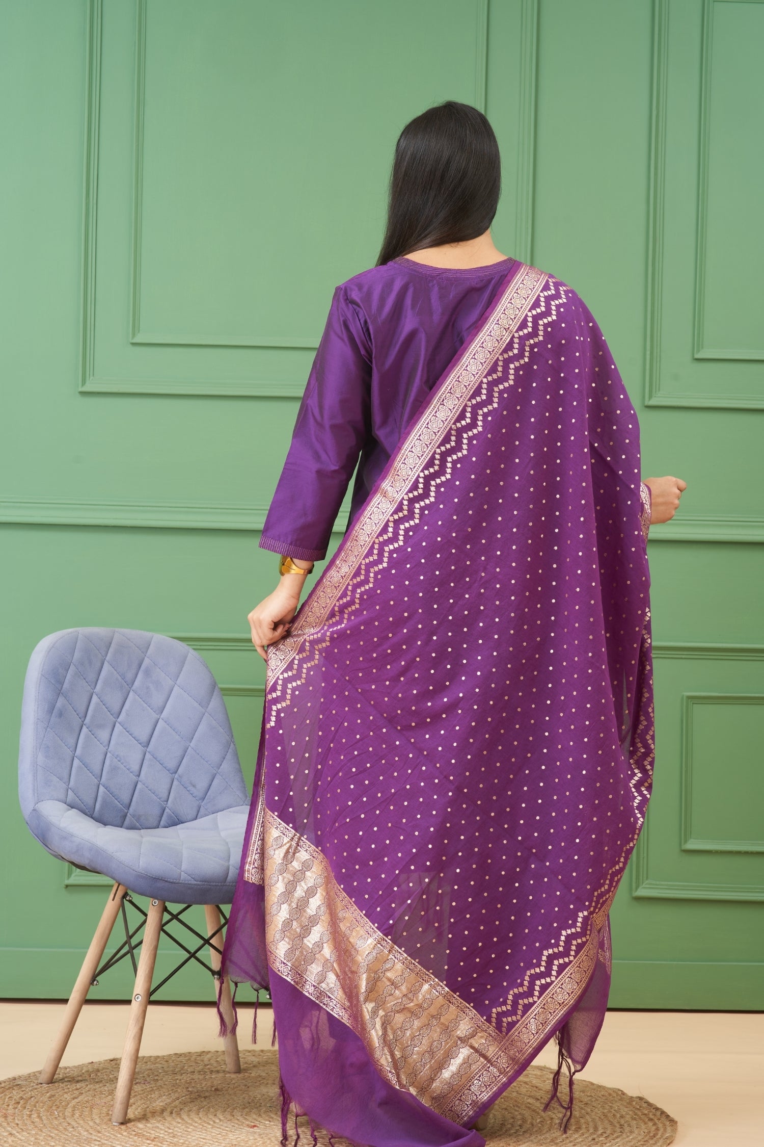 Sitara Purple Kurta Set